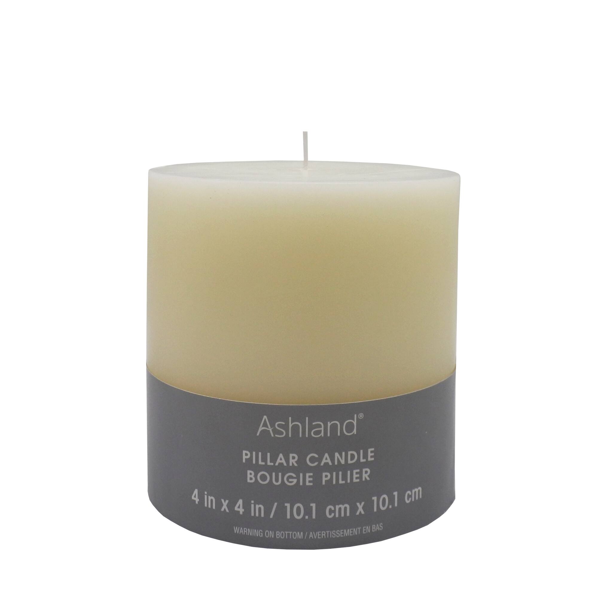 4" x 4" Ivory Pillar Candle by Ashland®